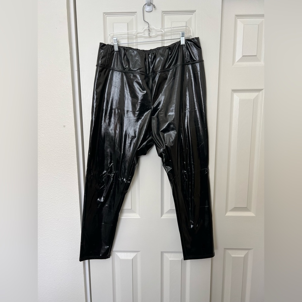 Patent Faux Vegan Leather Leggings - Size XXXL 🎃 🦇🕸️🕷️👻💀